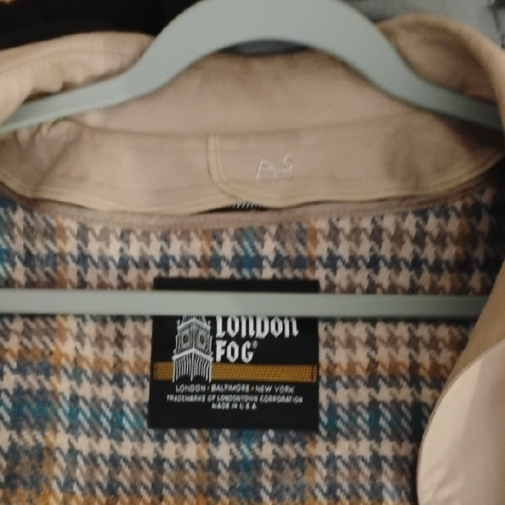 London Fog Houndstooth Coat
